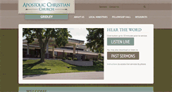 Desktop Screenshot of gridleyacchurch.org